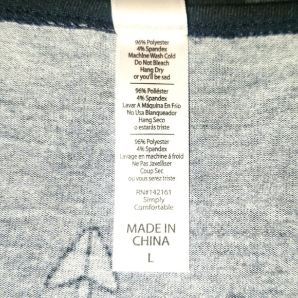 LulaRoe Classic Tee Black Grey Arrows NWT RET $38- - Picture 10 of 11